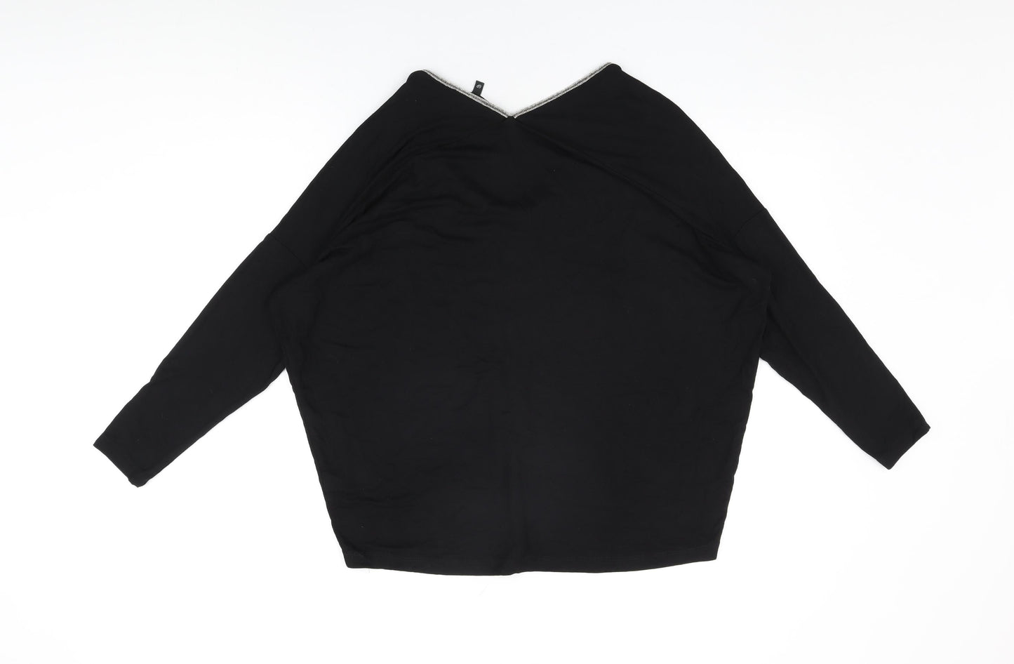 Womens UK Size 6 NEXT Black Basic T-Shirt