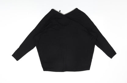 Womens UK Size 6 NEXT Black Basic T-Shirt