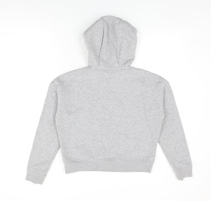 EBRU EVRIM Womens Grey Cotton Pullover Hoodie Size S Pullover - Activewear