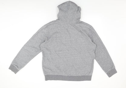Mens UK Size L H&M Grey Pullover Hoodie