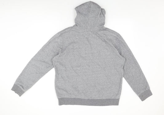 Mens UK Size L H&M Grey Pullover Hoodie