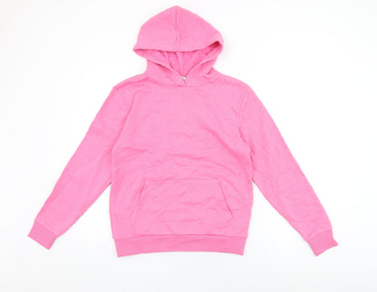 Womens UK Size XS Marks and Spencer Pink Pullover Hoodie