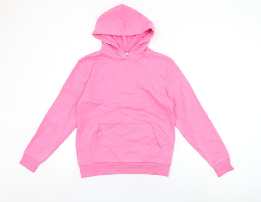 Womens UK Size XS Marks and Spencer Pink Pullover Hoodie