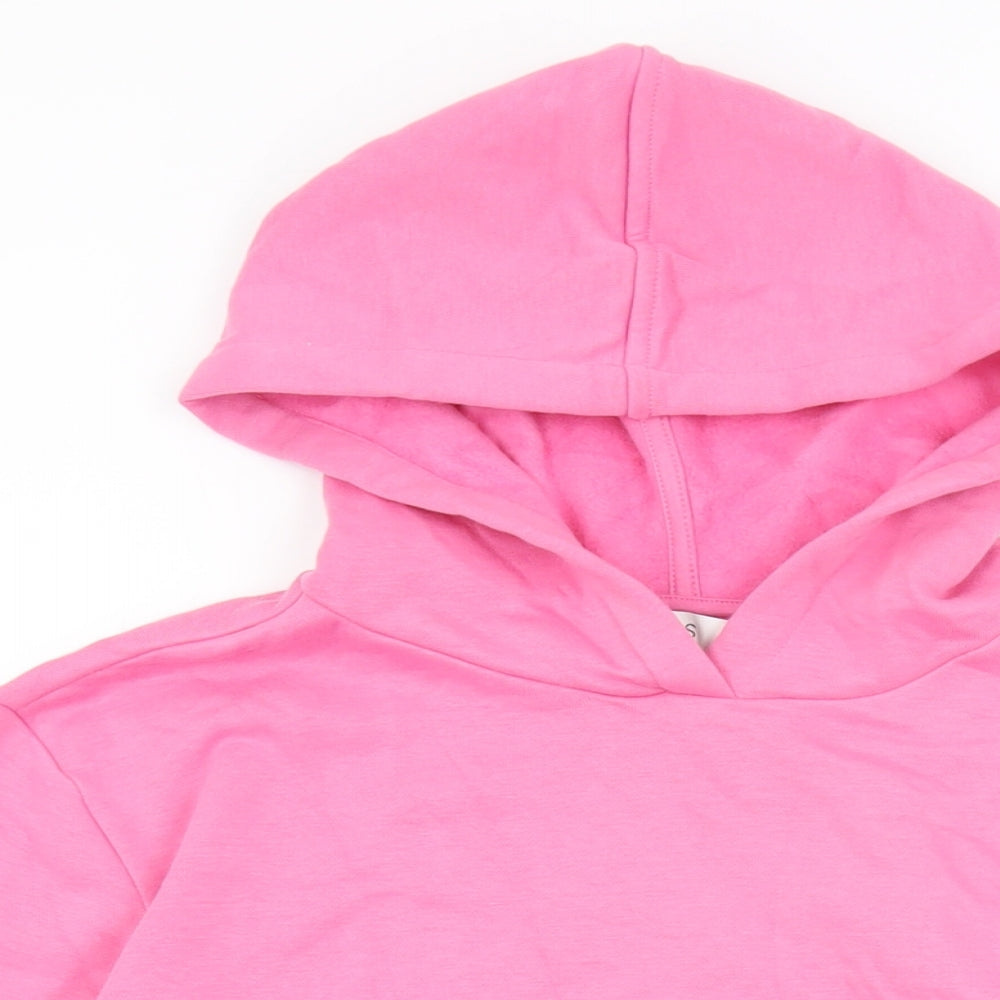 Womens UK Size XS Marks and Spencer Pink Pullover Hoodie