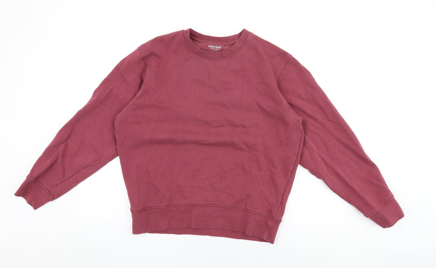 Womens UK Size S John Lewis Red Pullover Sweatshirt