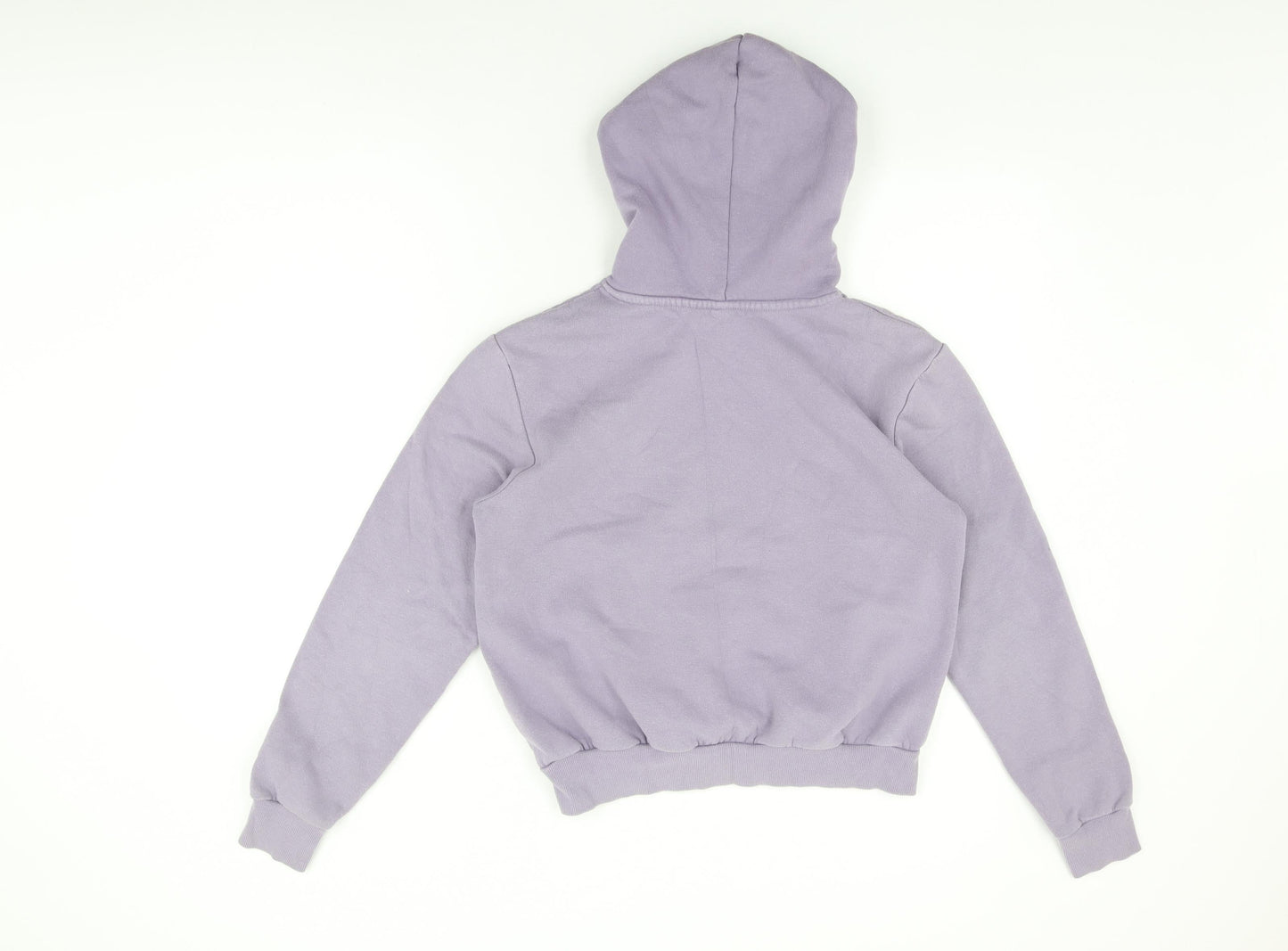 H&M Womens Purple Cotton Pullover Hoodie Size S Pullover