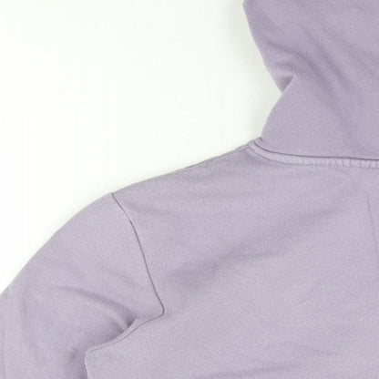 H&M Womens Purple Cotton Pullover Hoodie Size S Pullover