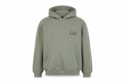 PRETTYLITTLETHING Womens Green Cotton Pullover Hoodie Size 10 Pullover