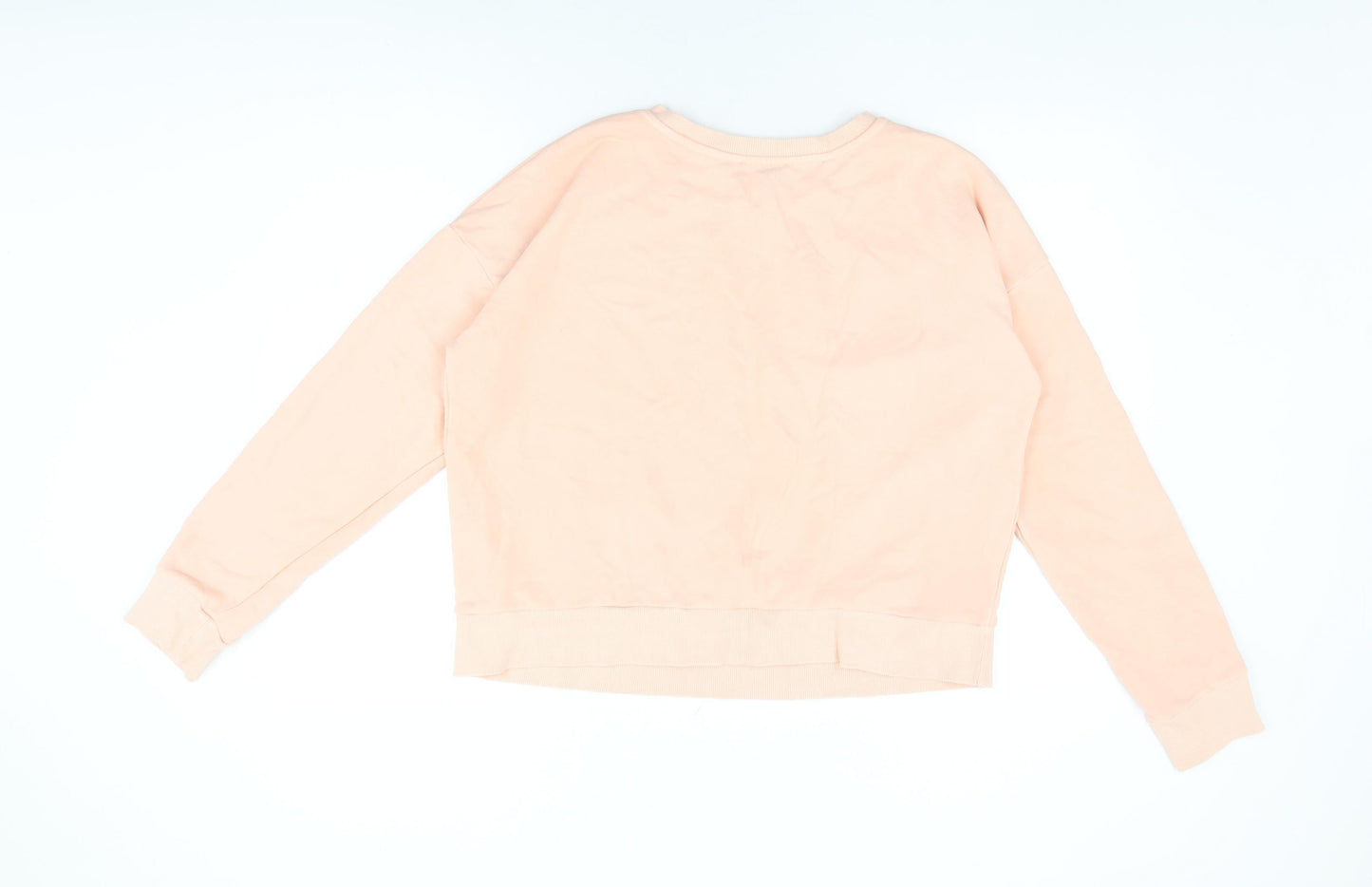 New Look Womens Pink Cotton Pullover Sweatshirt Size 16 Pullover - Michigan State