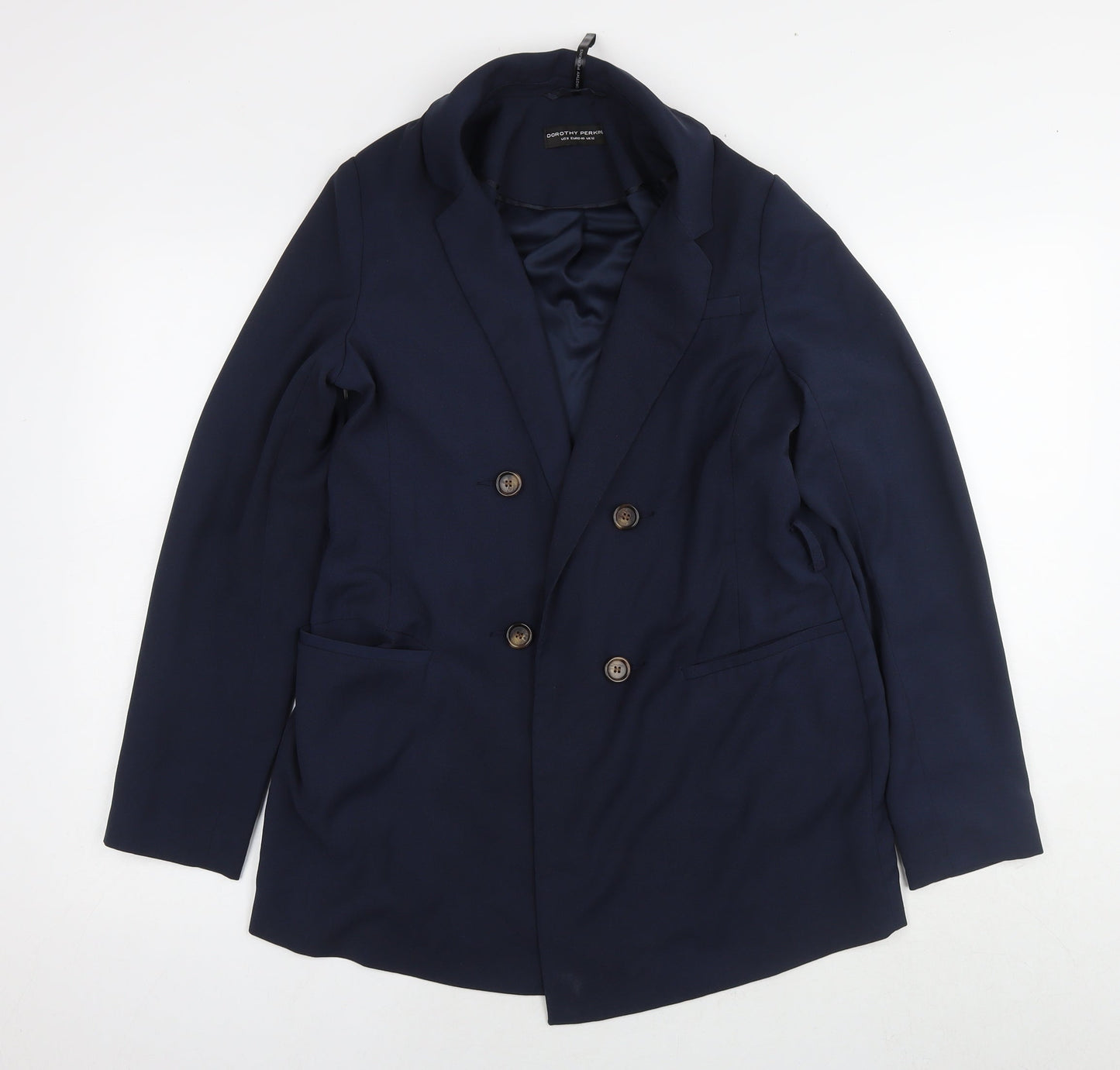 Womens UK Size 12 Dorothy Perkins Blue Kimono Coat