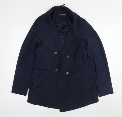 Womens UK Size 12 Dorothy Perkins Blue Kimono Coat