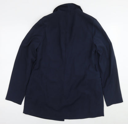Womens UK Size 12 Dorothy Perkins Blue Kimono Coat