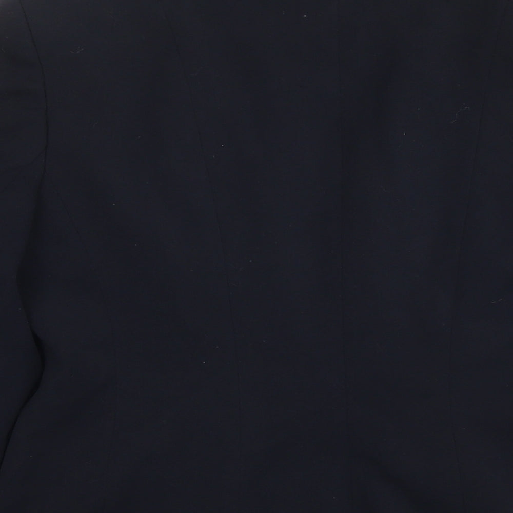 Autonomy Womens Black Jacket Blazer Size 10 Button