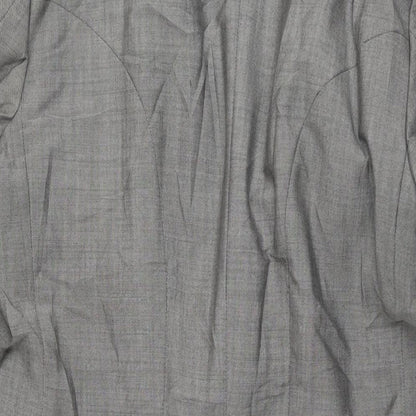 WILVORST Mens Grey Wool Tuxedo Suit Jacket Size 44 Regular