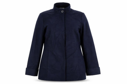 Womens UK Size 16 M&Co Blue Pea Coat
