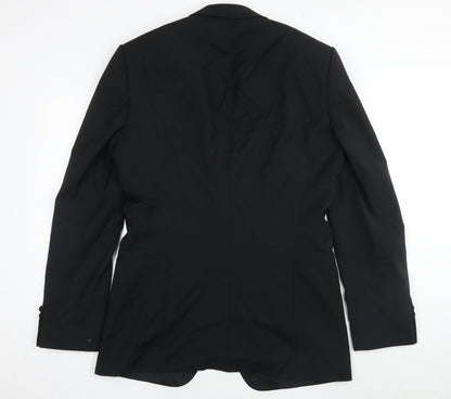 Mens UK Size 42 Boss Regular Black Suit Jacket