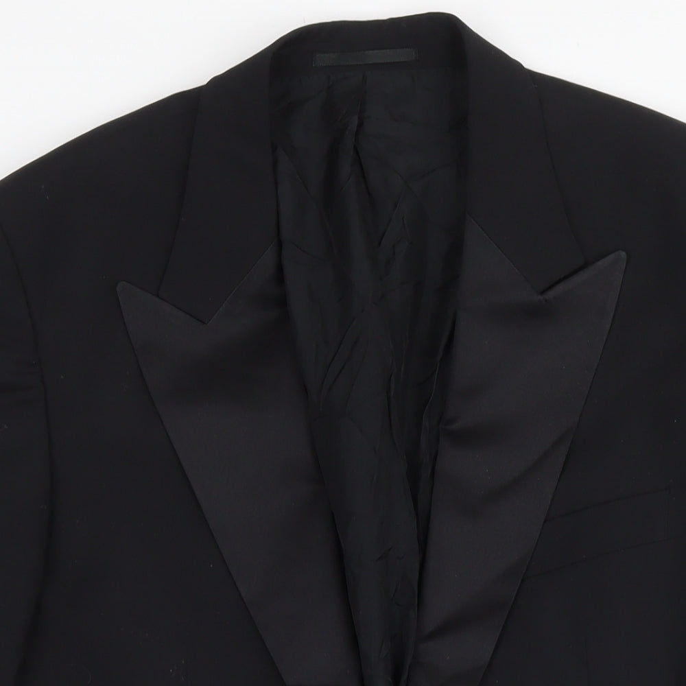 Mens UK Size 42 Boss Regular Black Suit Jacket