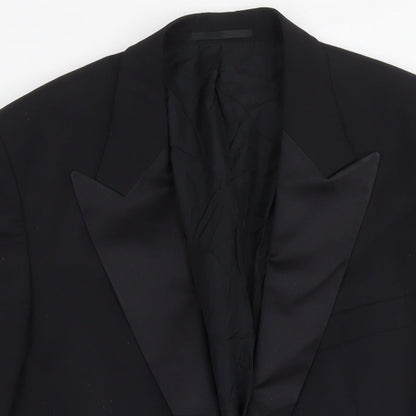 Mens UK Size 42 Boss Regular Black Suit Jacket