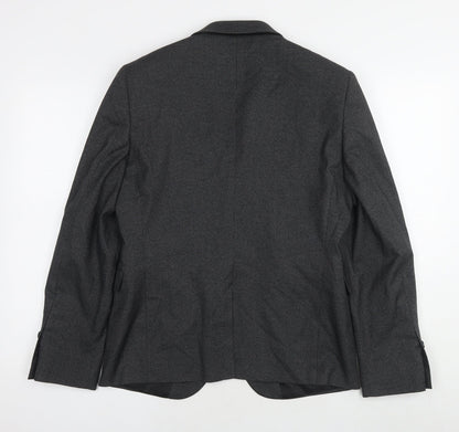 Mens UK Size 38 Burton Regular Grey Suit Jacket