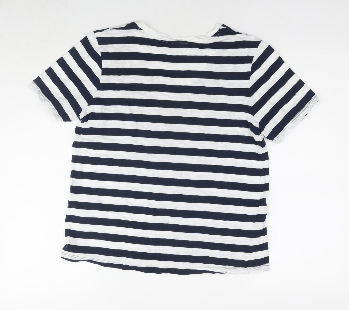 Womens UK Size 12 Marks and Spencer Blue Basic T-Shirt