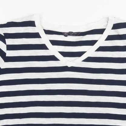 Womens UK Size 12 Marks and Spencer Blue Basic T-Shirt