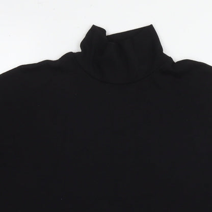 Womens UK Size 8 River Island Black Basic T-Shirt