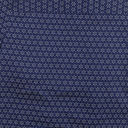 Womens UK Size 8 Marks and Spencer Blue Basic Button-Up