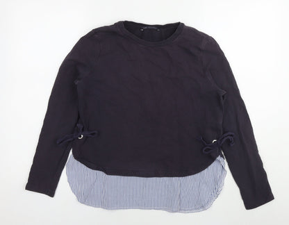 Womens UK Size 10 Marks and Spencer Blue Pullover Sweatshirt