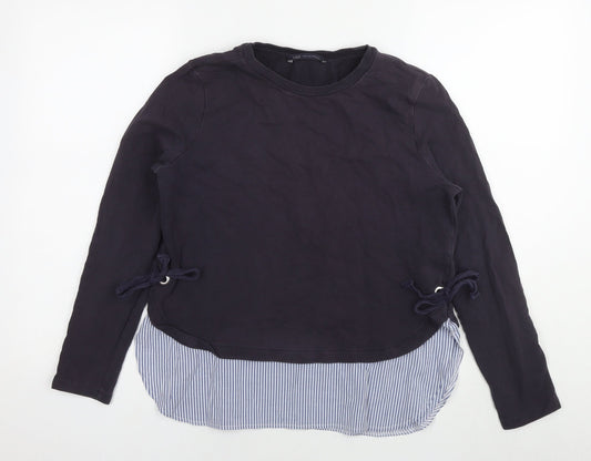 Womens UK Size 10 Marks and Spencer Blue Pullover Sweatshirt