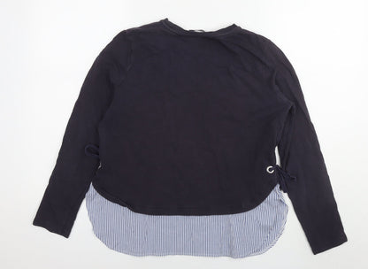 Womens UK Size 10 Marks and Spencer Blue Pullover Sweatshirt