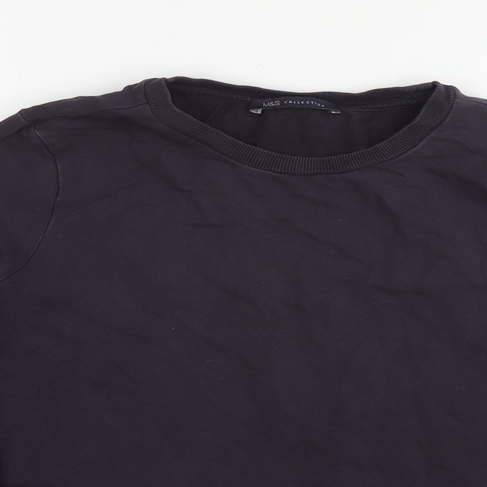 Womens UK Size 10 Marks and Spencer Blue Pullover Sweatshirt