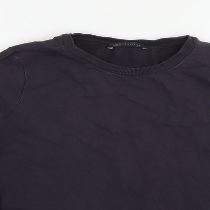 Womens UK Size 10 Marks and Spencer Blue Pullover Sweatshirt