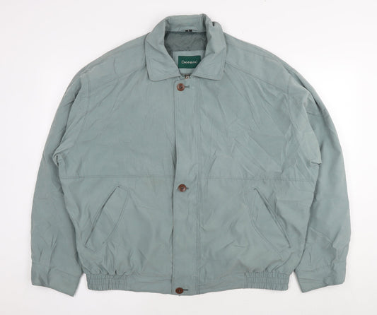 Mens UK Size L Dannimac Green Bomber Jacket