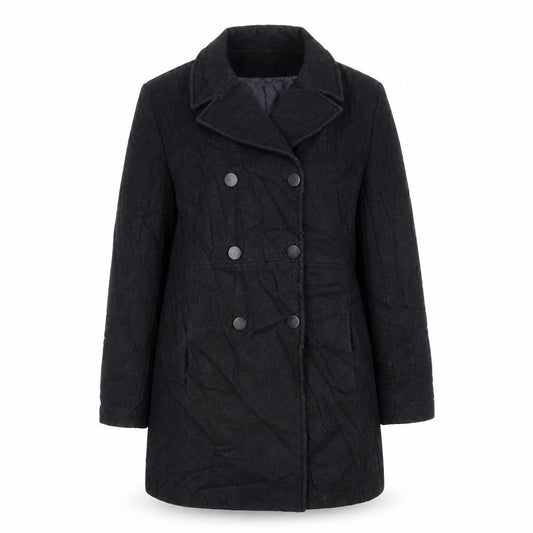 Womens UK Size 12 River Island Black Pea Coat