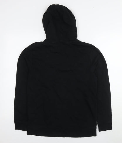 H&M Girls Black Cotton Pullover Hoodie Size 15 Years Pullover