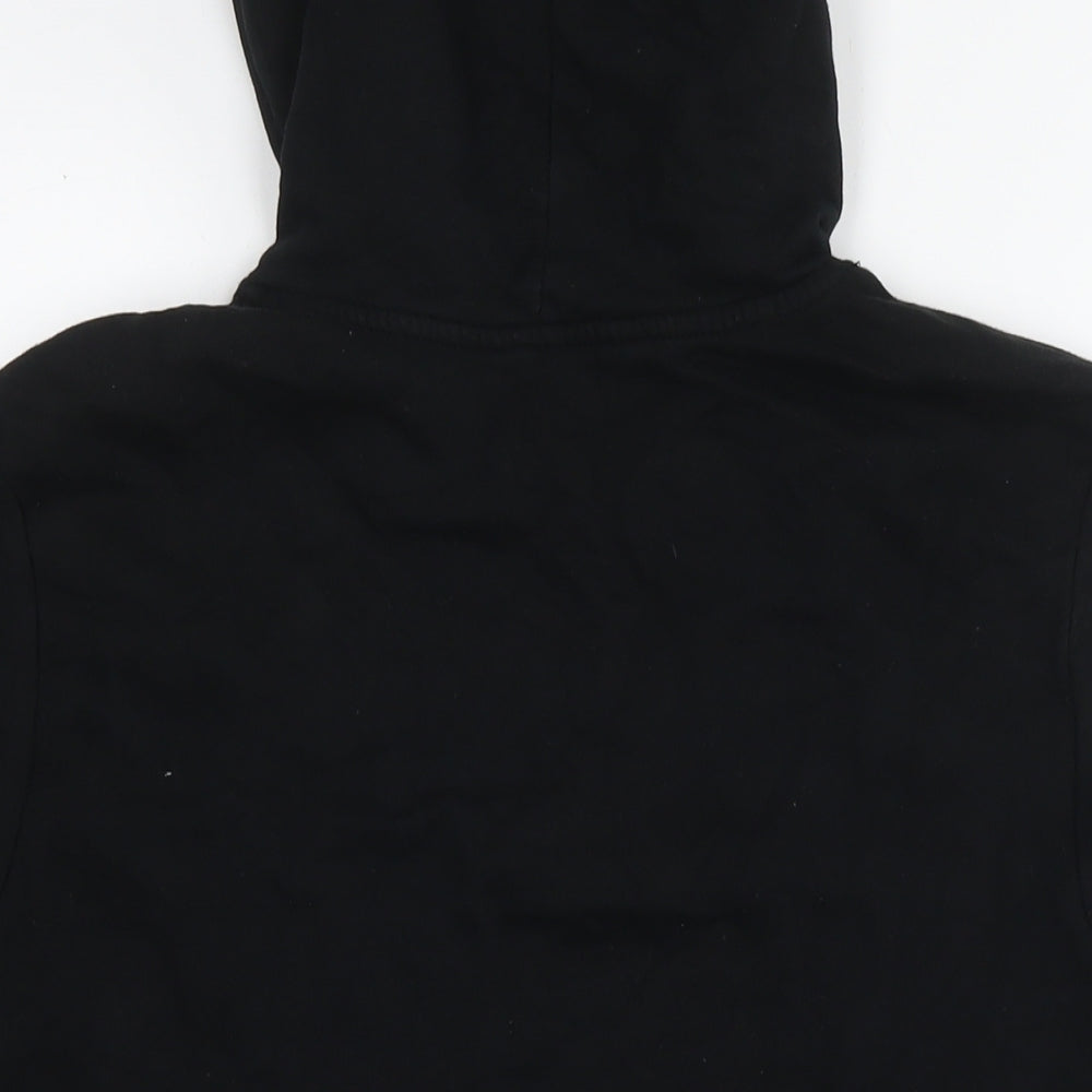 H&M Girls Black Cotton Pullover Hoodie Size 15 Years Pullover