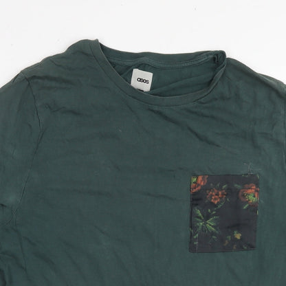 Mens UK Size S ASOS Green  T-Shirt