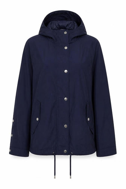 Womens UK Size 10 M&Co Blue Parka Coat