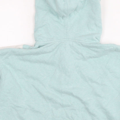 H&M Girls Blue Cotton Pullover Hoodie Size 13-14 Years Pullover