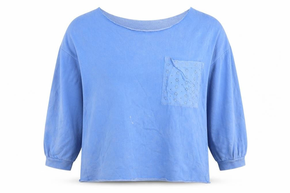 Next Womens Blue Cotton Pullover Sweatshirt Size L Pullover