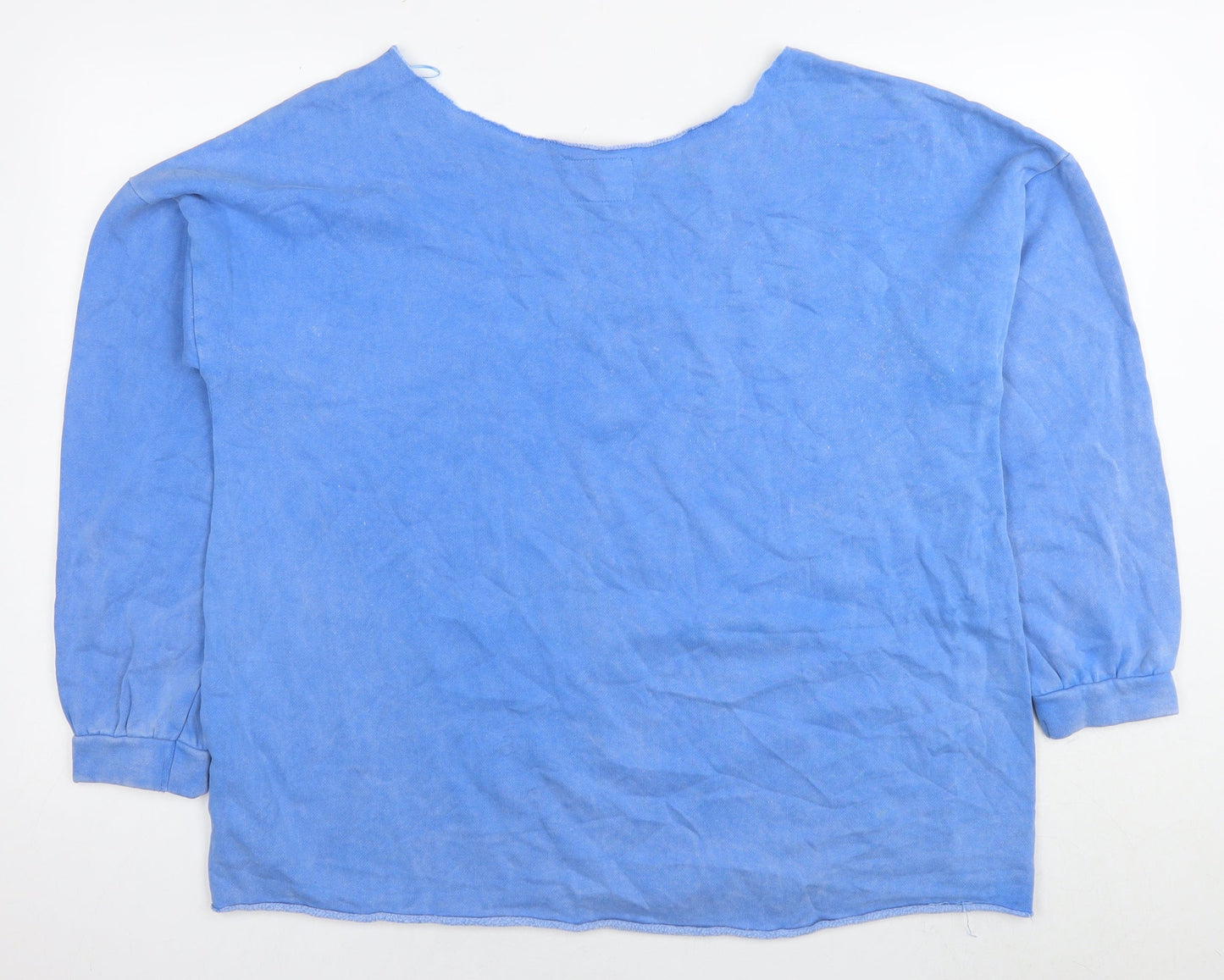 Womens UK Size L NEXT Blue Pullover Sweatshirt