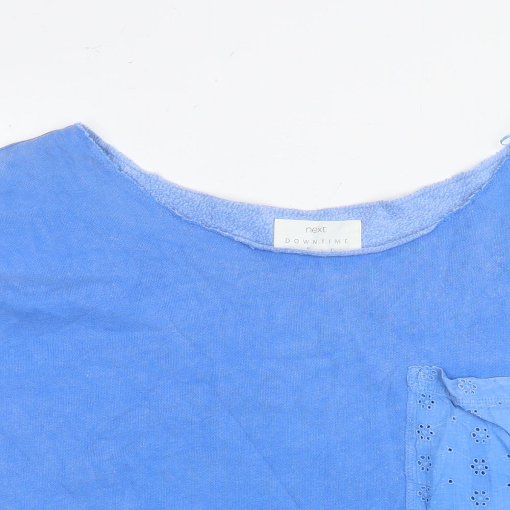 Womens UK Size L NEXT Blue Pullover Sweatshirt