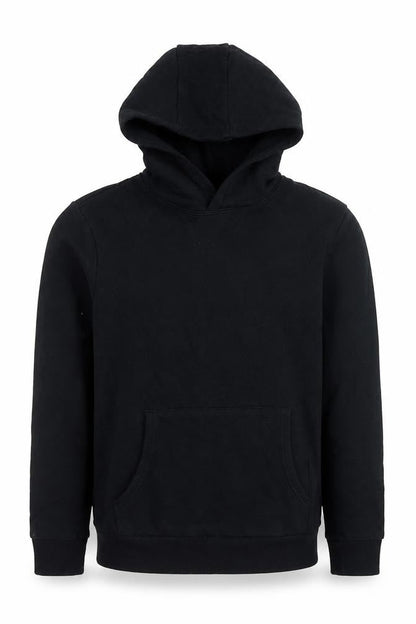 Marks & Spencer Boys Black Cotton Pullover Hoodie Size 10-11 Years Pullover