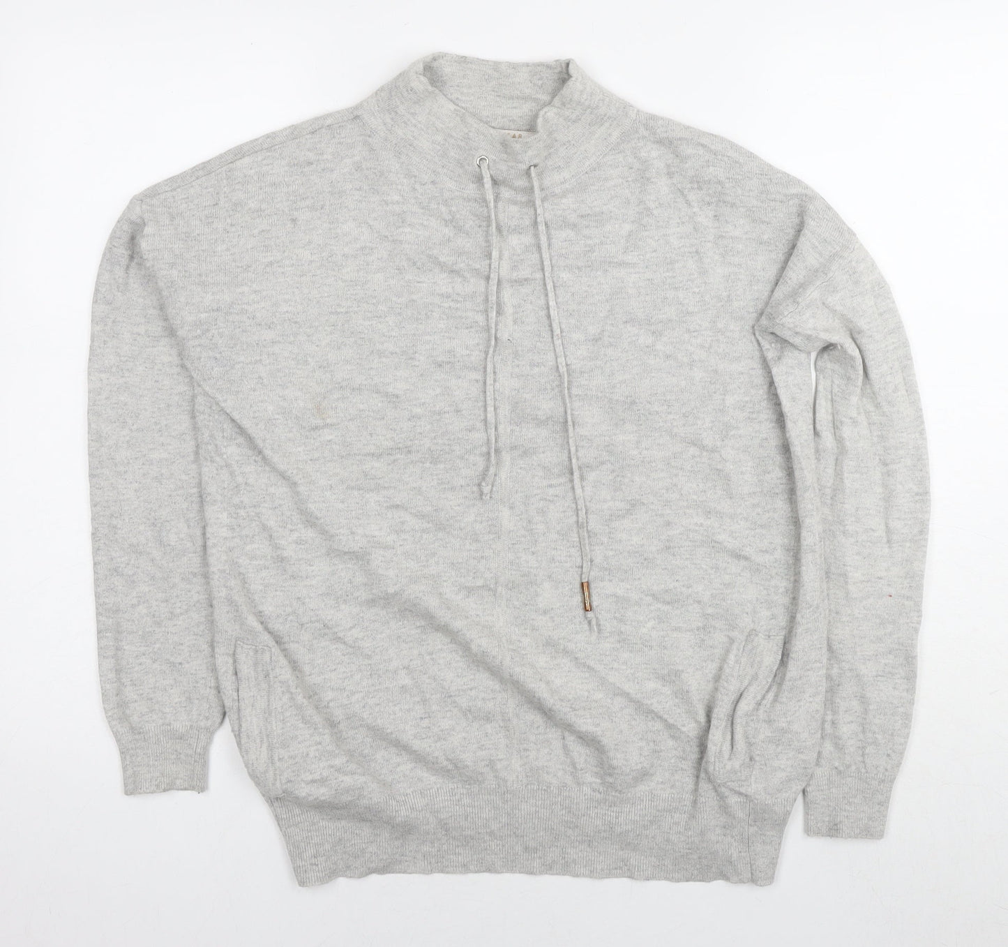 Womens UK Size 10 NEXT Grey Pullover Jumper
