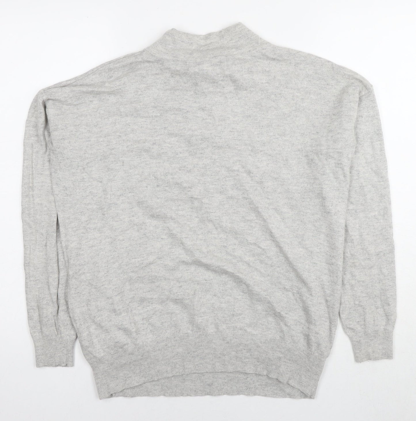 Womens UK Size 10 NEXT Grey Pullover Jumper