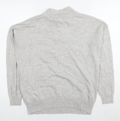 Womens UK Size 10 NEXT Grey Pullover Jumper