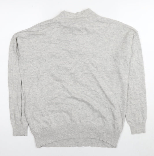 Womens UK Size 10 NEXT Grey Pullover Jumper