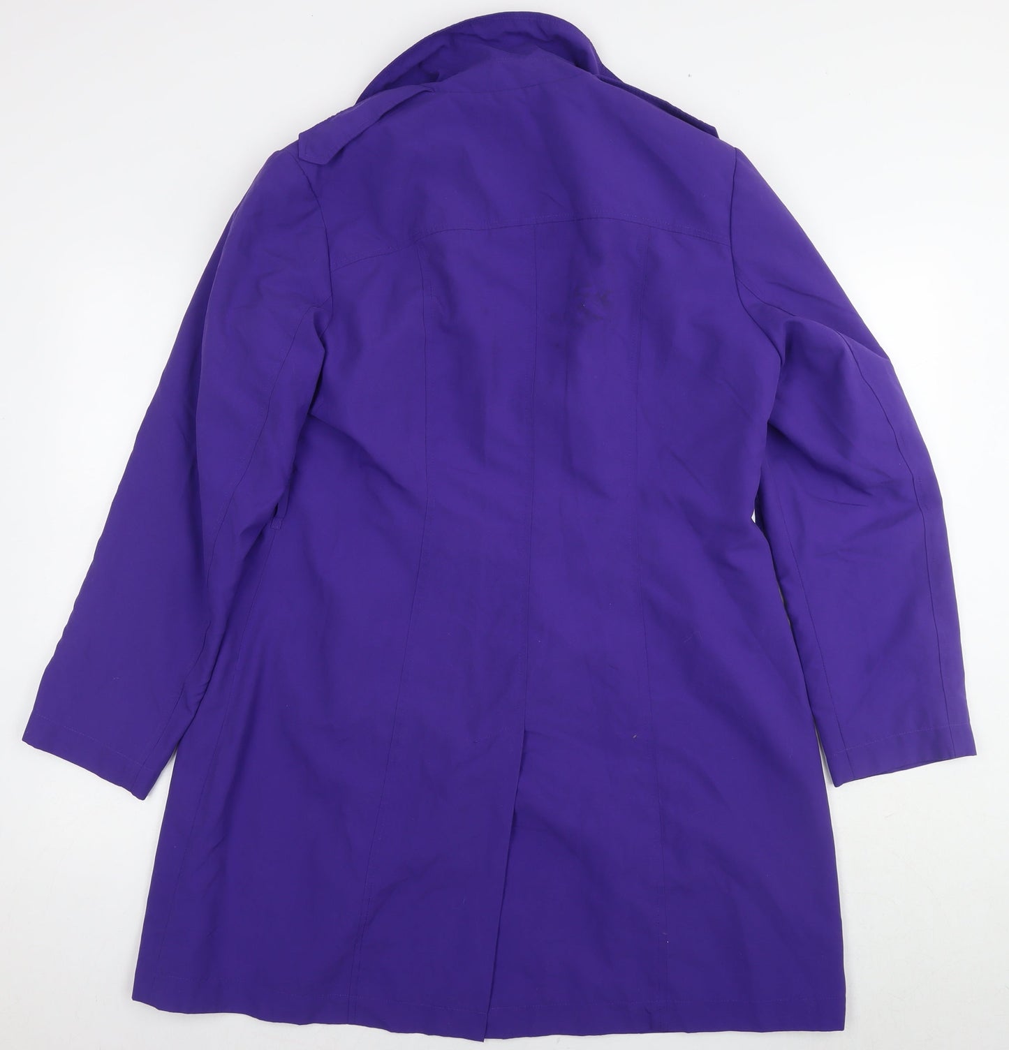 Womens UK Size 16 Marks and Spencer Purple Overcoat