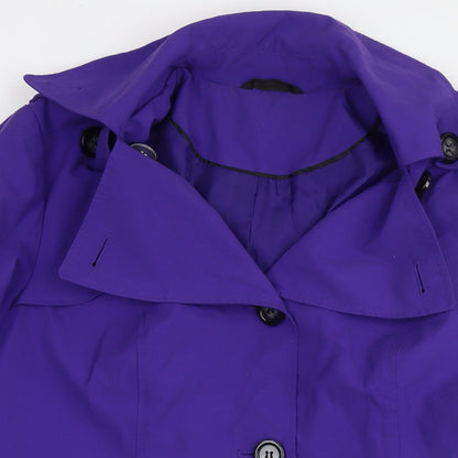 Womens UK Size 16 Marks and Spencer Purple Overcoat