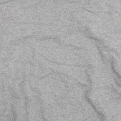 Zara Womens Grey Cotton Pullover Sweatshirt Size M Pullover